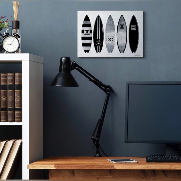 LUXURY WALL ART CC SURFBOARDS!!! NWT & in packaging! - Picture 2 of 3